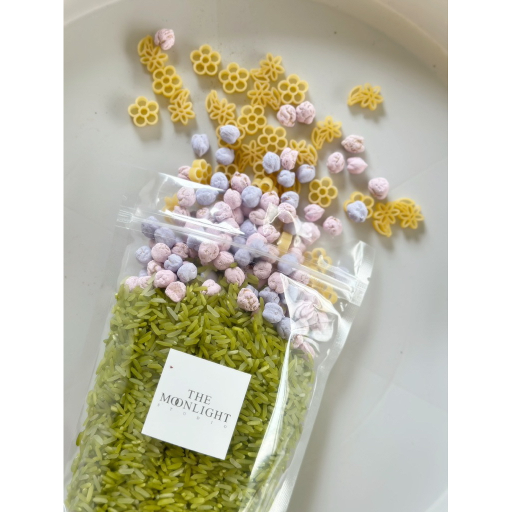 Pastel Bloom Sensory Bin Set ✨🌸ของเล่นปลายเปิด