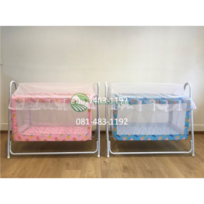 เปลเด็ก เปลลูกกรง เปลกรงดีไลท์ รวมมุ้ง เก็บปลายทางได้ sk99