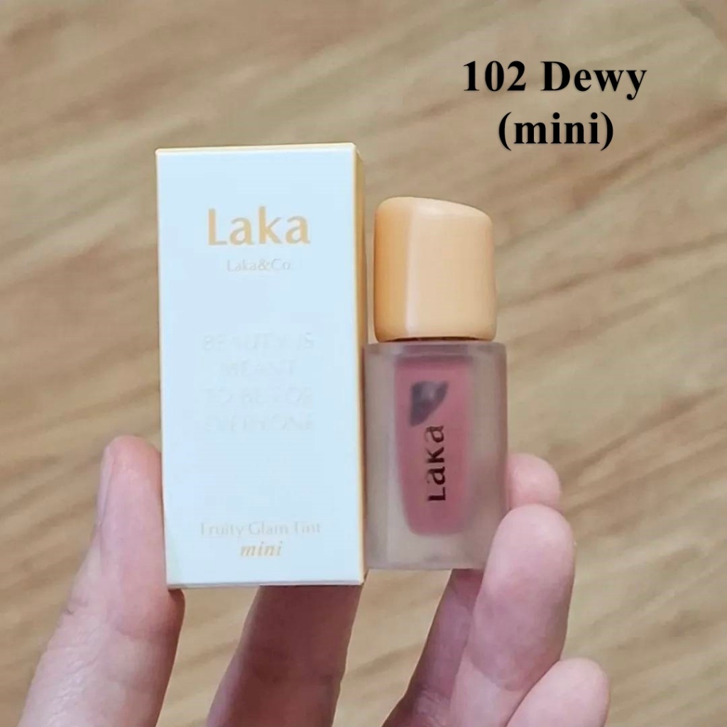 (102 Dewy) Laka Fruity Glam Tint - Mini 1.9g/ 4.5g