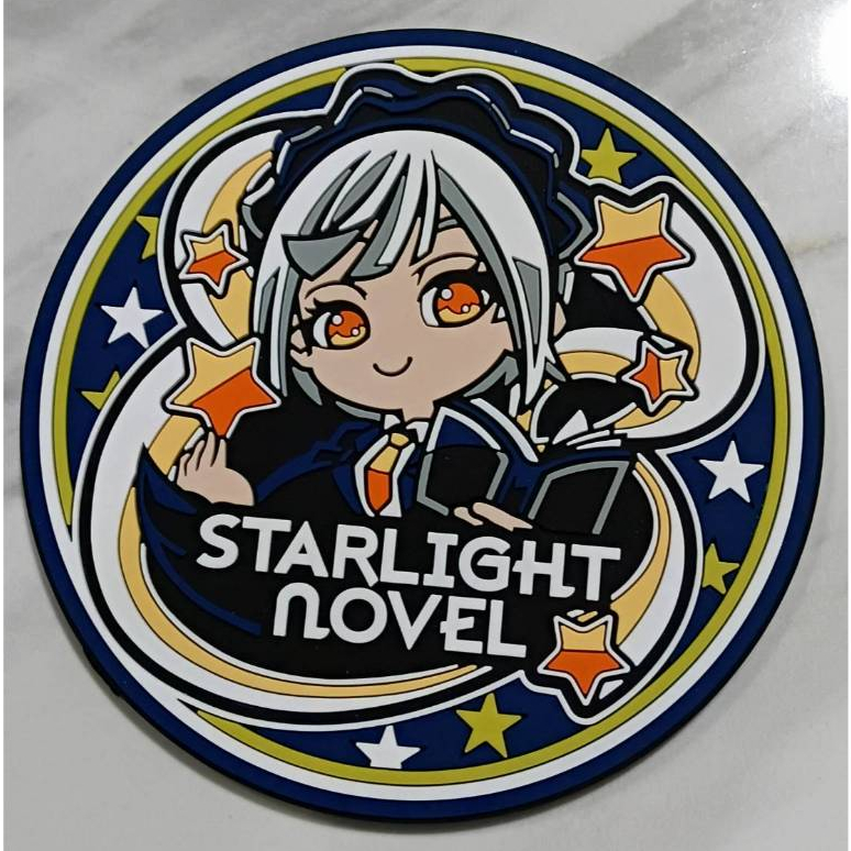 แผ่นยางรองแก้วอนิเมะ Akihabara Maid Cafe StarLight Novel ขนาด 9 x 9 Cm.