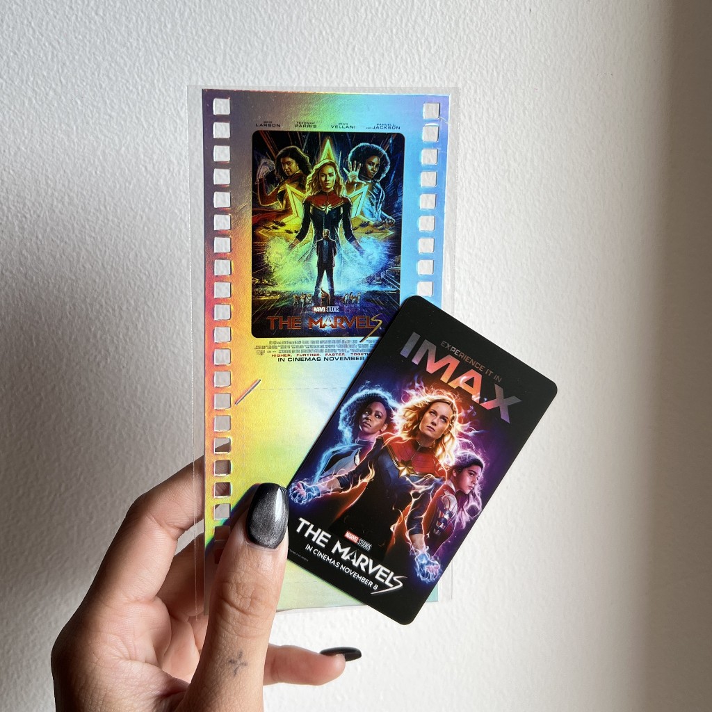 บัตรแข็ง พร้อมตั๋วสะสม IMAX ลาย The Marvels