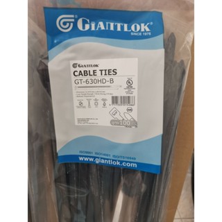 สายรัดเคเบิ้ลไทร์ ขนาด   24นิ้ว กว้าง 9 mm. สีดำ Giantlok