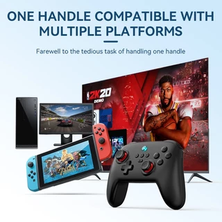 Wireless Pro Controller สําหรับ Nintendo Switch OLED/Switch2/PC JOC/IOS คอนโทรลเลอร์สําหรับเล่นเกมพร้อมจอยสติ๊ก