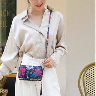 กระเป๋าผ้าผู้หญิงทรงยาว 3 in 1 ถือโทรศัพท์ ใส่เงิน เก็บเหรีย…