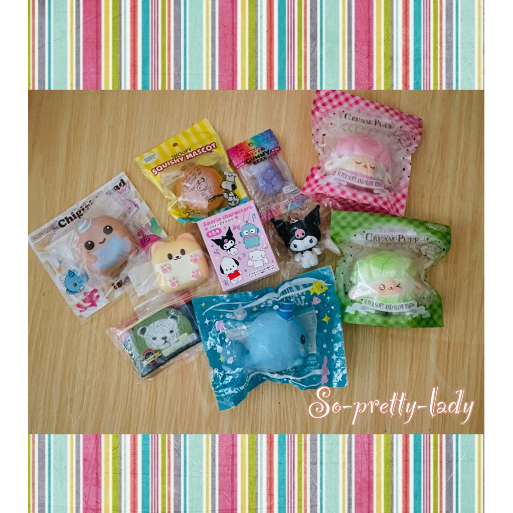 Sale!! สกุชชี่มือสอง สกุชชี่ปล่อย sanrio,iboom🌺🐳