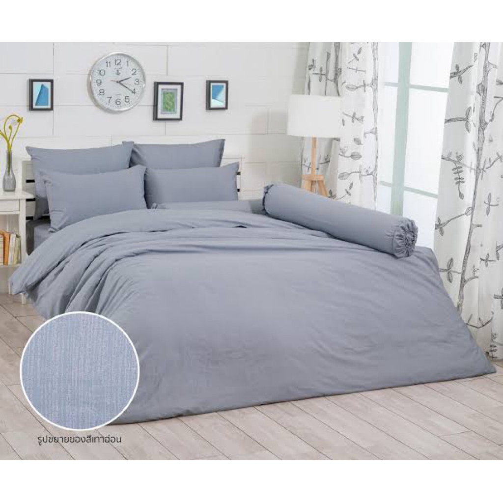 TOTO ผ้าปูที่นอนโตโต้ สีพื้น(ไม่รวมนวม) ขนาด3.5ฟุตแต่ขนาด5,6ฟุตแบบ3ชิ้น