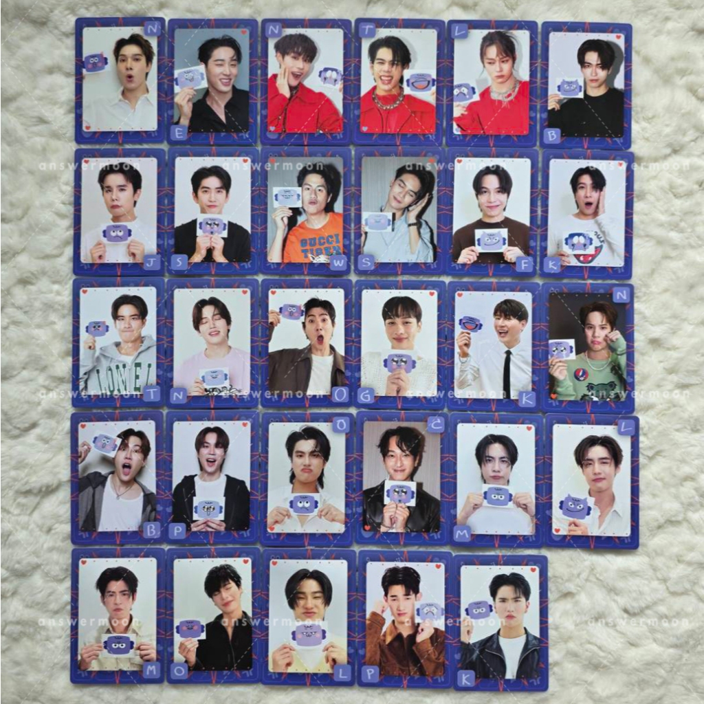 (พร้อมส่ง!) [GMMTV] - การ์ด Random Card Boy | Mood Quest Collection