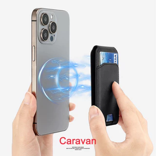 Caravan Crew Phone card holder ที่ใส่บัตรโทรศัพท์ หนัง PU เรียบหรู เท่