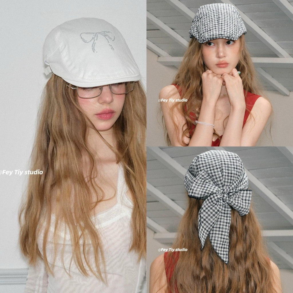 Beret hat| พร้อมส่ง/pre-order Feytiy Studio หมวกเบเรต์ ทรงเทรนดี้ (ใช้โค้ดลด 20-25%)