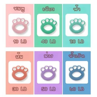 ที่บีบมือซิลิโคน สำหรับออกกำลังกายมือและนิ้ว ออกแบบให้จับถนัด กระชับมือ ไม่ลื่น
