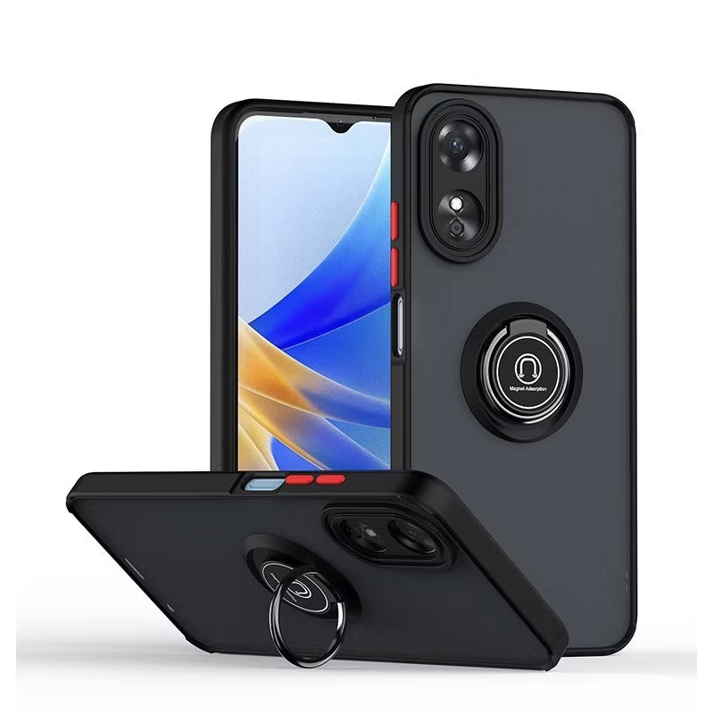 เคสกันกระแทก ใช่สำหรับรุ่น Oppo A71 A83 A1K A3S A59/F1S A92/A52 A73 A93 A94 A95-4G A95-5G ขาตั้งหมุน