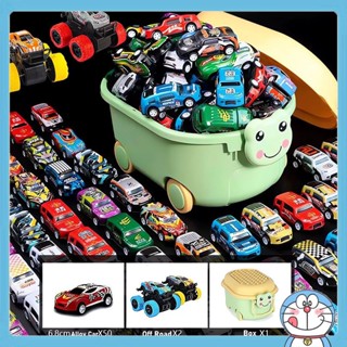 รถของเล่นเด็ก 20/50pcs ชุดรถของเล่น วัสดุโลหะผสม ของขวัญเด็ก…