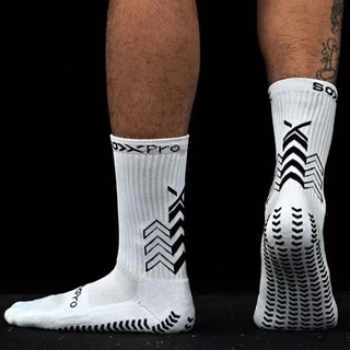 ถุงเท้าฟุตบอลกันลื่น PRO ถุงเท้ากันลื่น anti slip sock สำหรับกีฬาฟุตบอล มี 2 สีให้เลือก ออกกำลังกาย