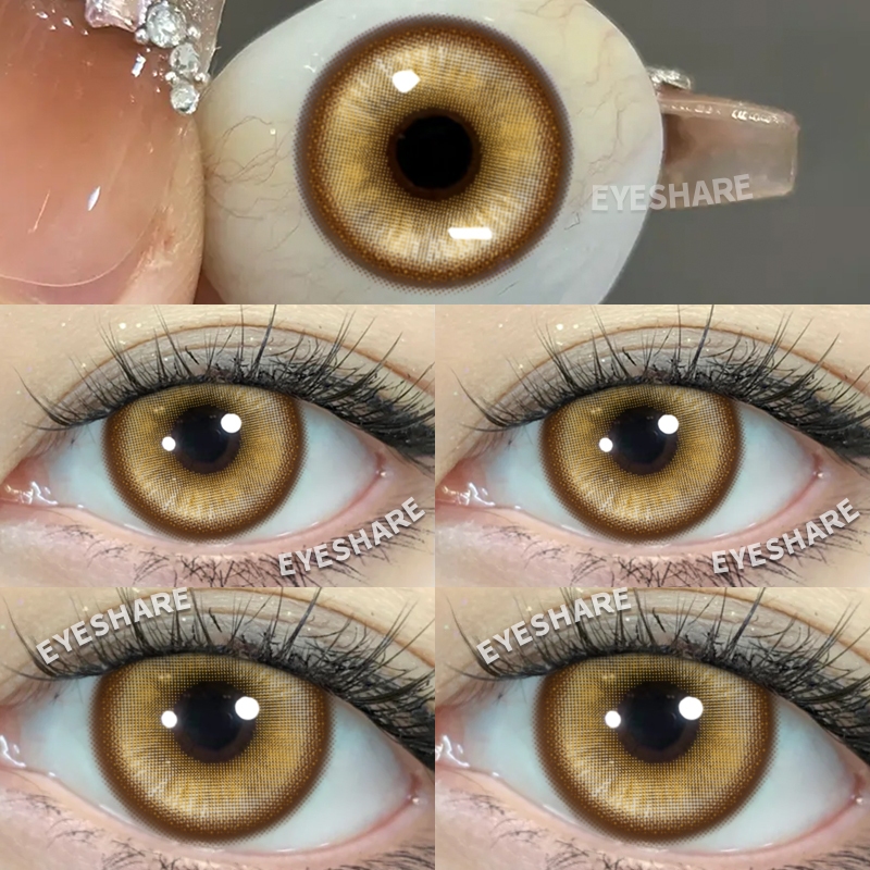{COD}-Eyeshare Madrid สีแดงคอนแทคเลนส์ 1 ถึง 2 ชิ้น 14.0mm มินิสีคอนแทคเลนส์คอสเ