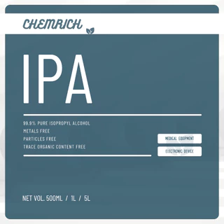 5000ml IPA 99.9% (Isopropyl alcohol) ไอโซโพรพิล แอลกอฮอล์, ไอโซโพรพานอล - Chemrich