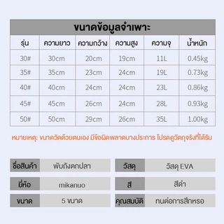 [จัดส่งจากกรุงเทพฯ] กล่องเก็บของ แบบพกพา ถังตกปลา ถังพับได้ถังน้ำสำหรับปลา หนาและทนต่อการสึกหรอ