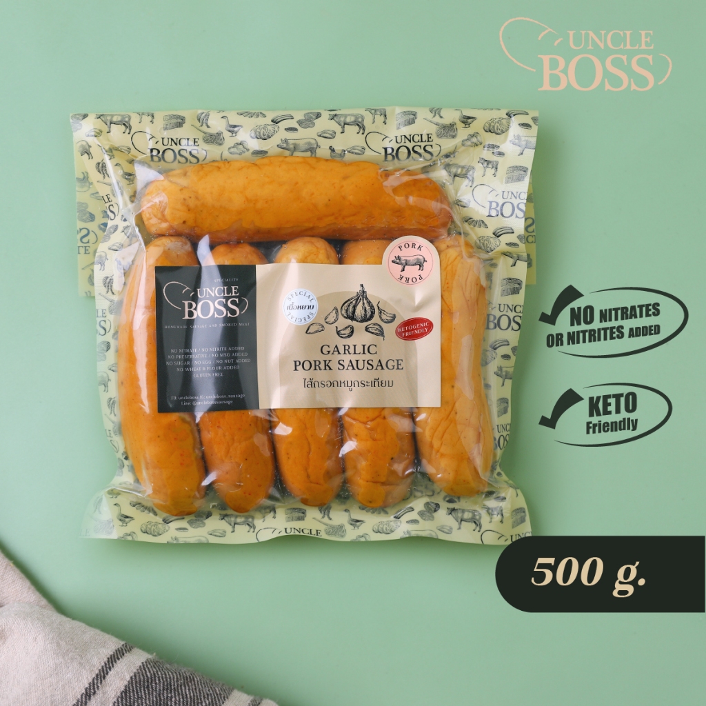 Uncle Boss_Garlic Confit sausage (Keto)