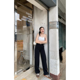 (𝟎𝟎𝟖) พร้อมส่ง🍉𝐍𝐀𝐍𝐎🍉(S-2XL) กางเกงขากระบอกกลาง ทรงสวยมาก ได้ไปไม่ผิดหวัง ผ้านาโนเนื้อแน่น ทิ้งตัวสวย ใส่ได้ทุกโอกาส
