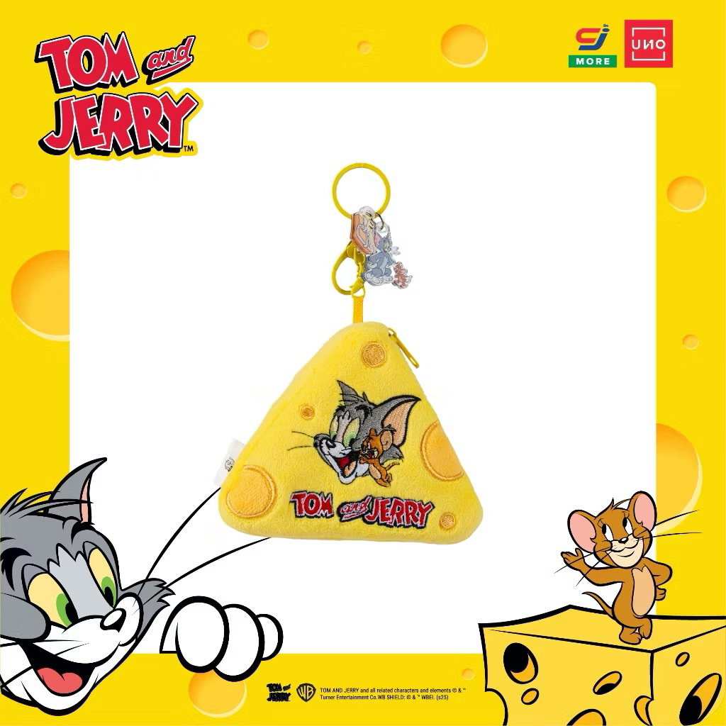 (พร้อมส่ง/New/ของแท้💯) พวงกุญแจกระเป๋าชีส Tom and Jerry
