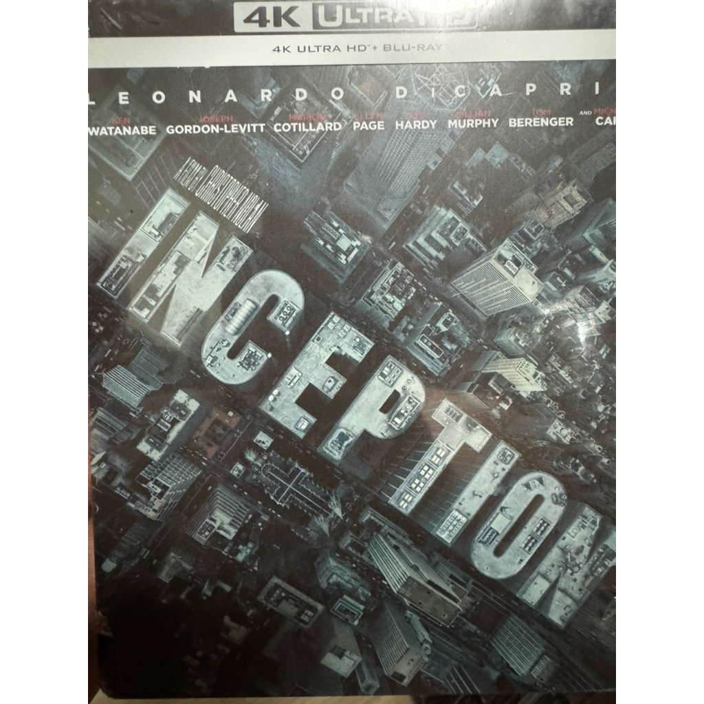 Inception 4k + bluray steelbook มือ1 มีเสียงไทยซับไทยที่ 4k