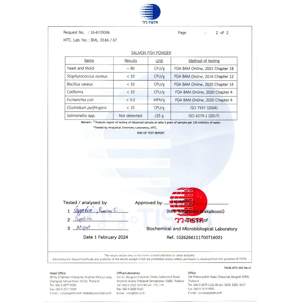 ผงปลาแซลม่อน Huzzan – อาหารเด็ก6เดือน | โปรตีนจากปลา | ผู้สูงอายุ ผู้ป่วย | สุกพร้อมทาน อย. Halal - รูปที่ 3