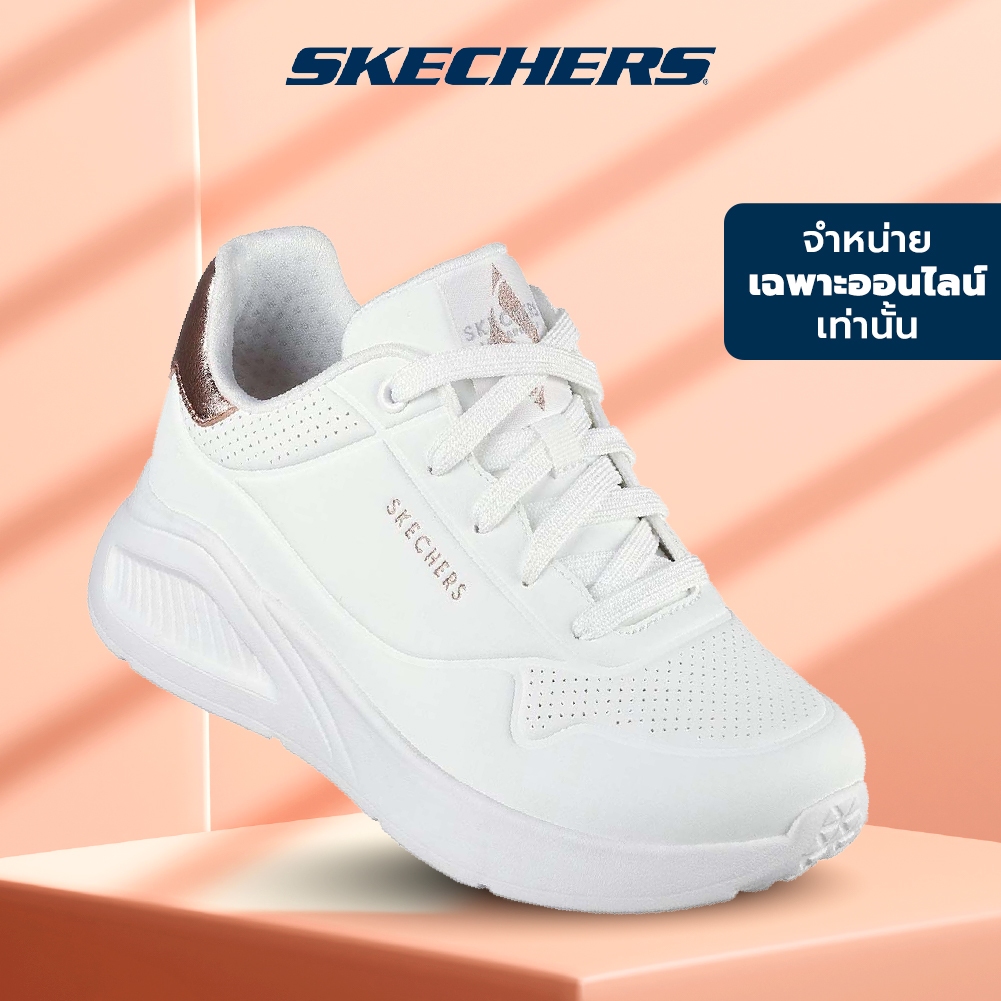 Skechers สเก็ตเชอร์ส รองเท้าผู้หญิง Women Online Exclusive Uno Lite Street Shoes - 177291-WHT