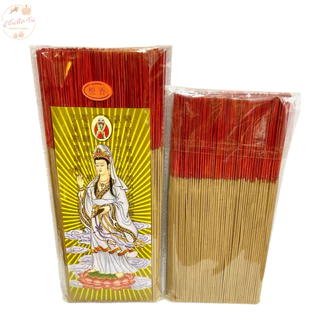 ANTIQUE ONE : ธูปกวนอิมชุดขาว (กลิ่นหอมไม้จันทร์ ควันน้อย ธูปก้านเล็ก) บรรจุ 400กรัม