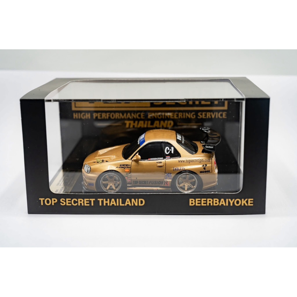 Model Topsecret Mini Nissan Skyline R34 GTR