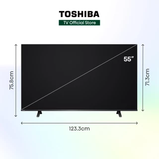 Toshiba TV 55C350RP ทีวี 55 นิ้ว 4K Ultra HD HDR10 Dolby Vision Atmos Voice Control Smart TV