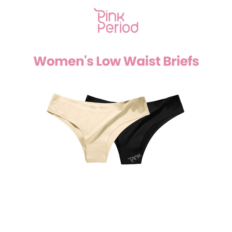 [ Set 3 ชิ้น] Pink Period จีสตริง เซ็กซี่ กางเกงในไร้ขอบ กางเกงในผู้หญิง soft-fit ใส่สบาย