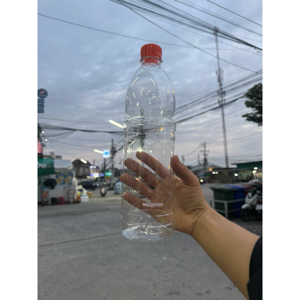 ขวดทรงโออิชิ1000mlพร้อมฝา