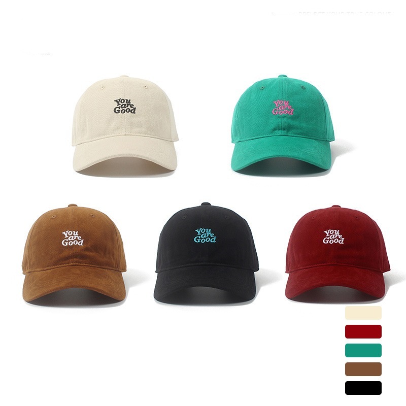 5 สี You are good หมวกแก๊ป ปักลายแฟชั่น หมวกเบสบอล