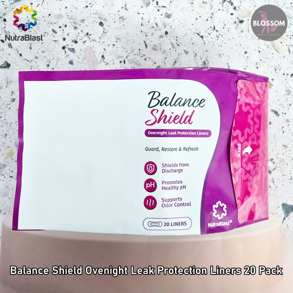 NutraBlast - Balance Shield Overnight Leak Protection Liners 20 Pack ผ้าอนามัยกลางคืน