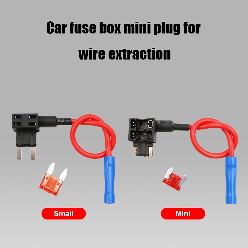 LIUOOP Fuse Box ชุดต่อพ่วงอุปกรณ์ไฟฟ้ารถผ่านกล่องฟิวส์