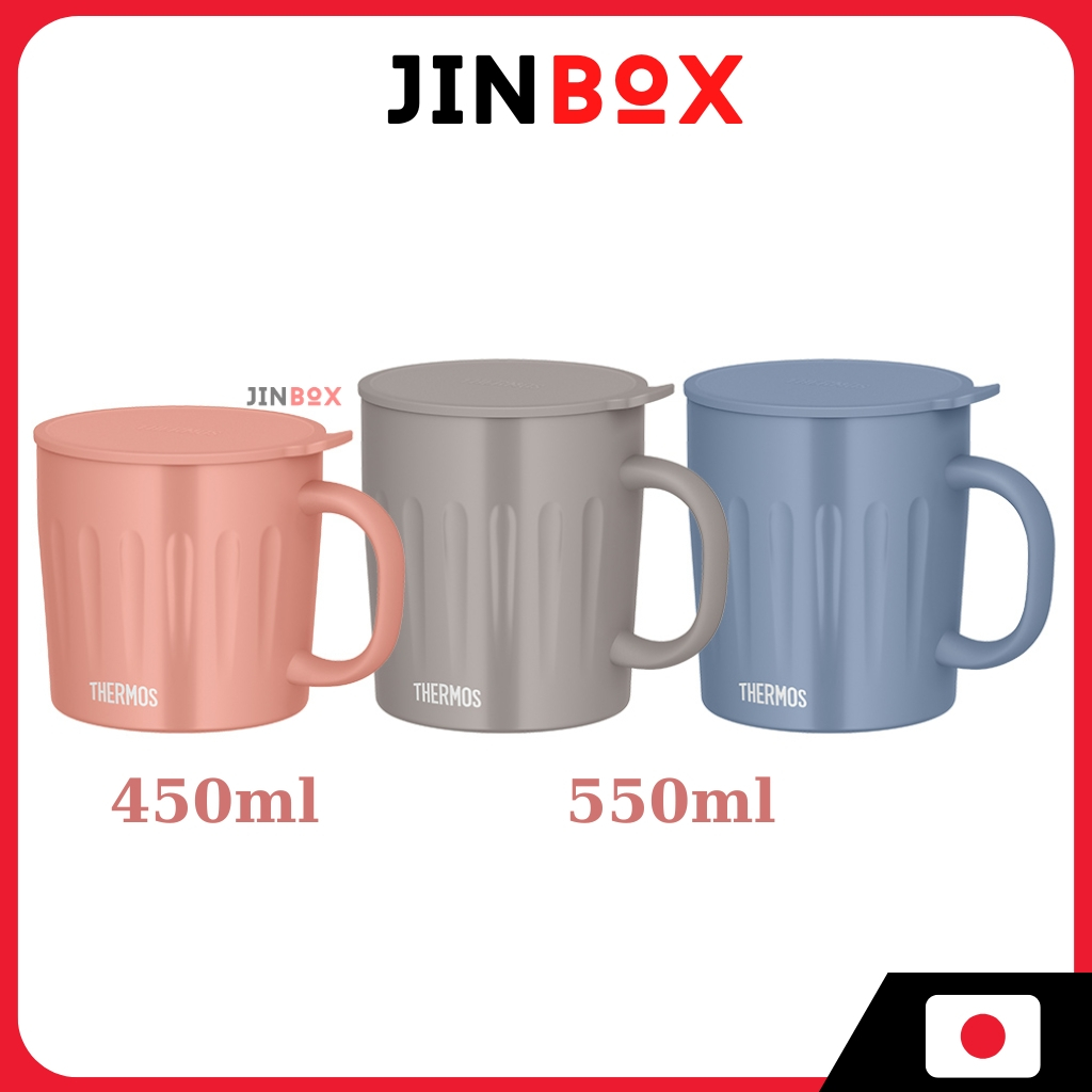 Thermos แก้วฉนวนสูญญากาศ นูนความจุขนาดใหญ่รุ่นเครื่องล้างจานปลอดภัย Enjoy ซุป (JTA-450/JTA-550)