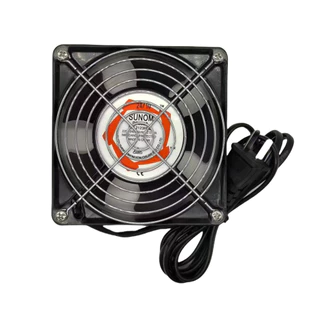 พัดลมระบายความร้อน พัดลมตู้RACK AC SUNOM 12Cm 220-240V ปลั่กเสียบไฟบ้าน