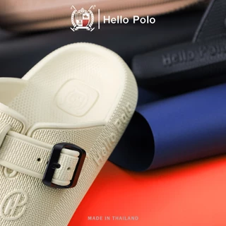 Hello Polo แฟชั่น รองเท้าผู้ชาย กันลื่น ทนต่อการสึกหรอ พื้นหนา เบาสบาย พื้นนุ่มมาก ส้นหนา 4 ซม เหมาะกับฤดูร้อน HP8047