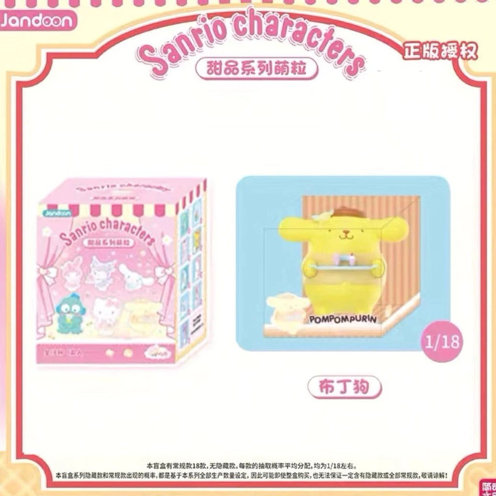（จุ่ม) SANRIO Dessert mini กล่องสุ่ม อาร์ตทอย thumbnail 3