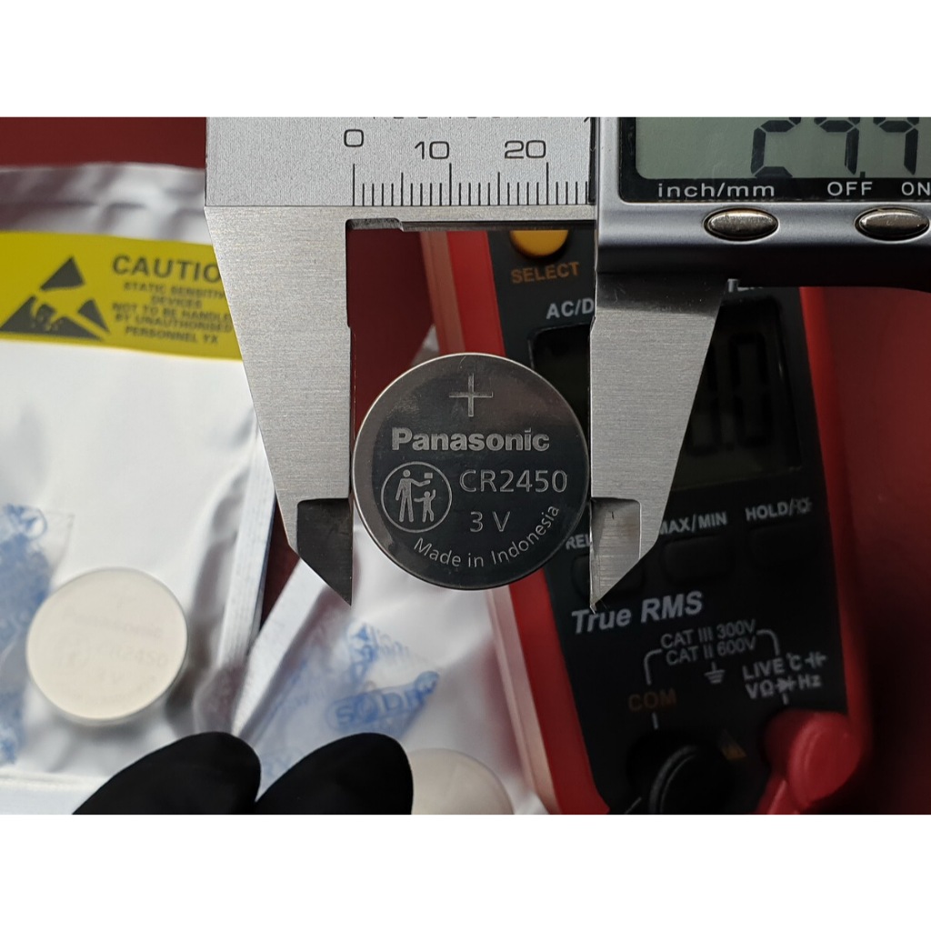 ถ่านรีโมท BMW Series 3 5 7 X5 X6 2013-2018 แท้ ชัวร์100% มีใบตัวแทนจำหน่ายถูกต้อง (Panasonic CR2450) - รูปที่ 6