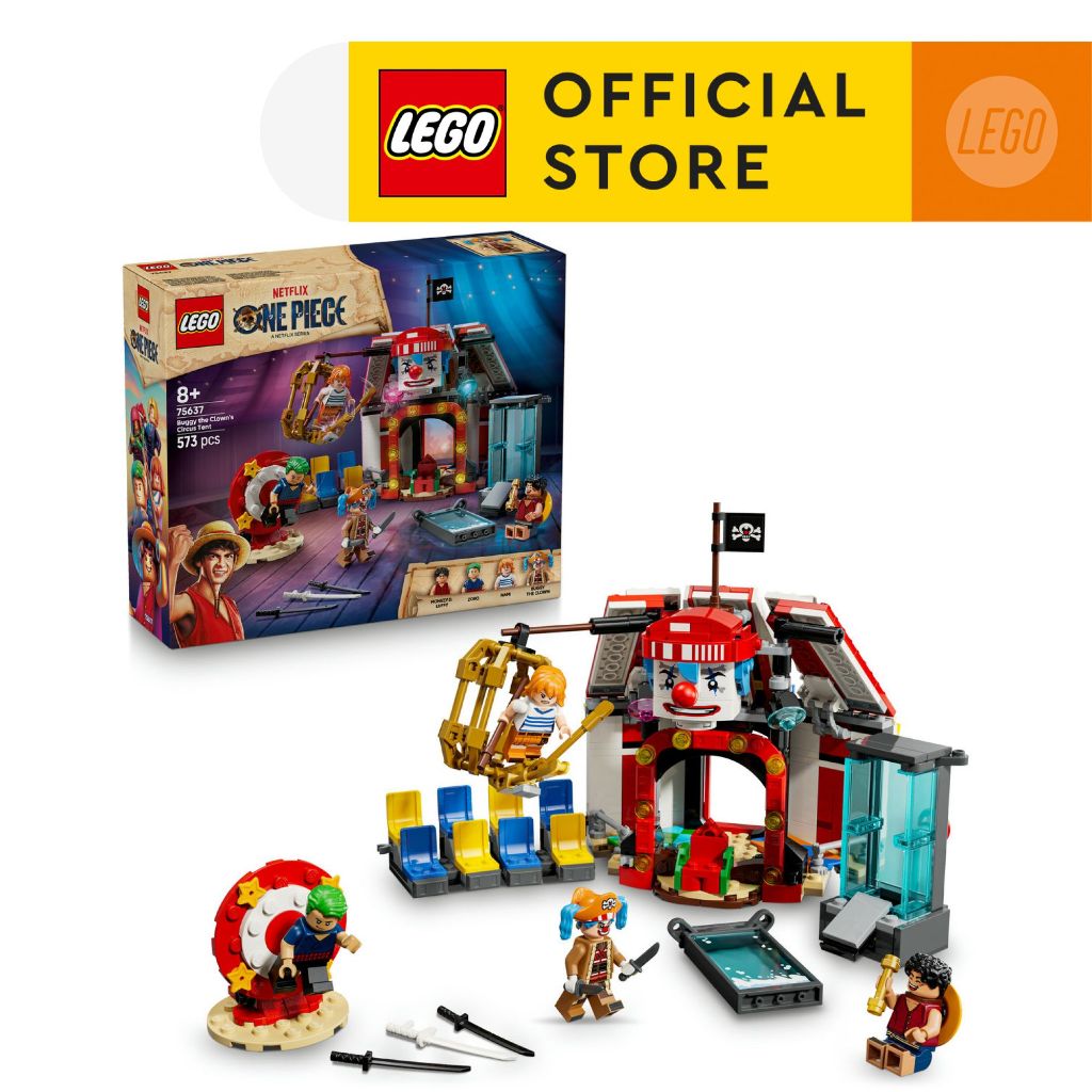LEGO ONE PIECE 75637 Buggy the Clown's Circus Tent (573 Pieces)