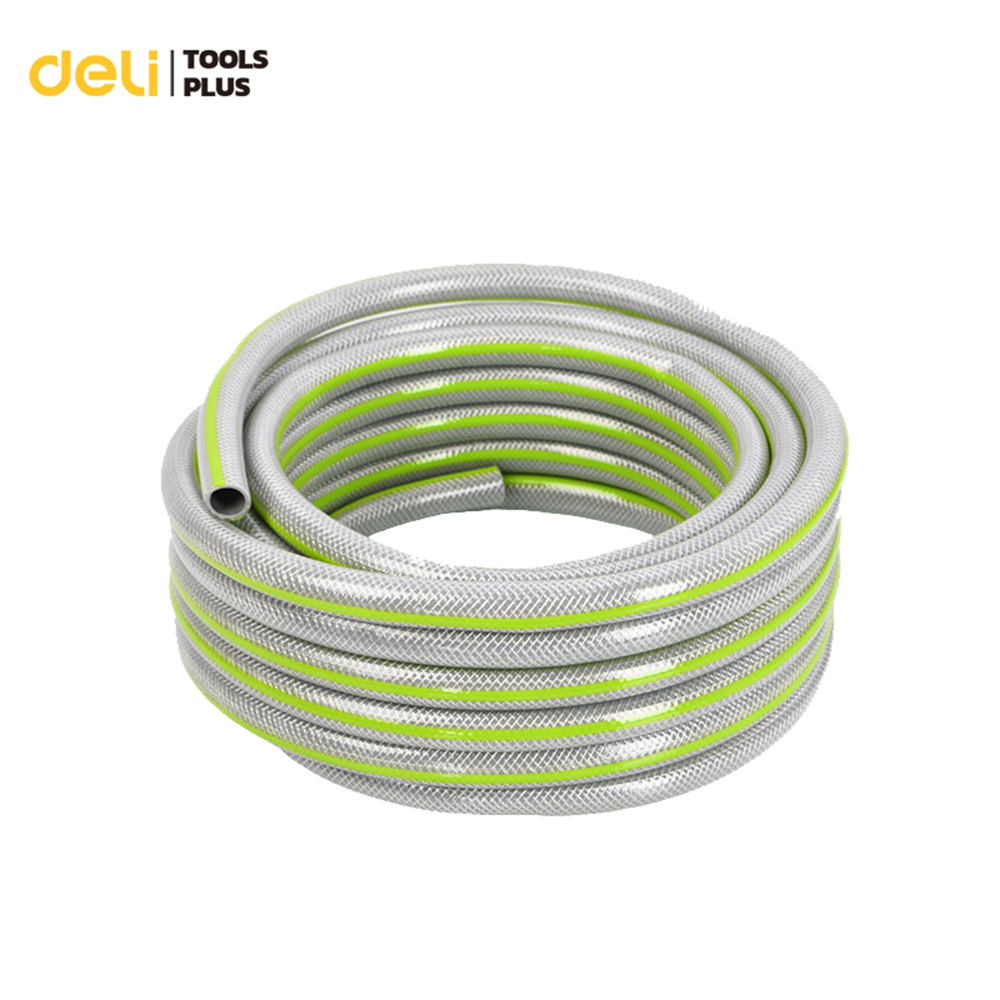 Deli ท่อสายยาง สายยาง สายยางน้ำ วัสดุPVC ขนาด 10/20/30 m ทนความเย็นละร้อนได้ ใช้ได้ยาวนาน Water Hose
