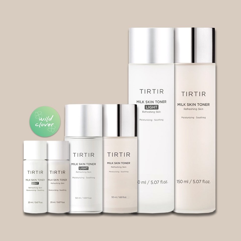 🍀 TIRTIR : แท้สแกนได้ exp.2027 milk skin toner, milk skin toner light 150ml, 50ml, 20ml