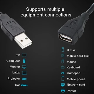สายต่อยาว สาย USB 2.0 M/F ต่อเพิ่มความยาว USB EXTENSION CABLE ใช้งานดี ตัวเมีย