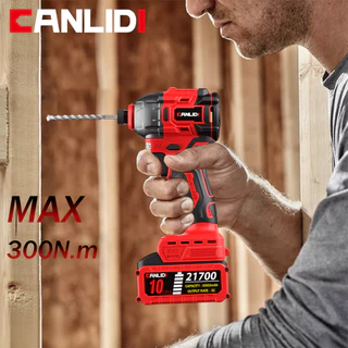 CANLIDI CID-300-S Brushless สว่านไฟฟ้า 300NM รุ่นเบามินิไขควงไร้สายสว่านแบตเตอรี่ลิเธียมไอออนสำหรับ