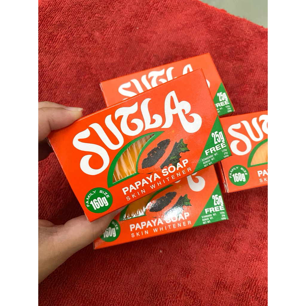 Sutla papaya soap สบู่ จาก ฟิลิปปินส์ 160 กรัม