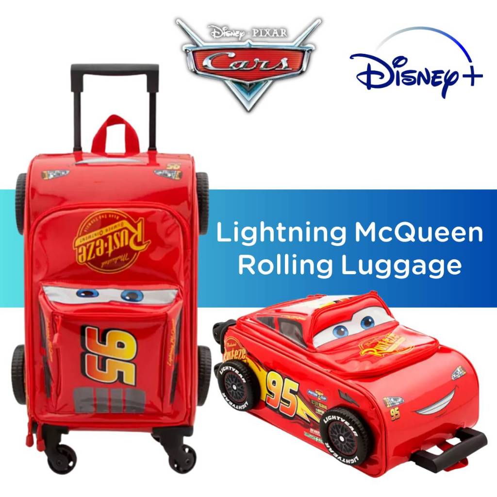 Disney Cars Lightning McQueen Rolling Luggage คู่หูนักเดินทางตัวจิ๋ว ไปกับ Lightning McQueen ทุกทริป