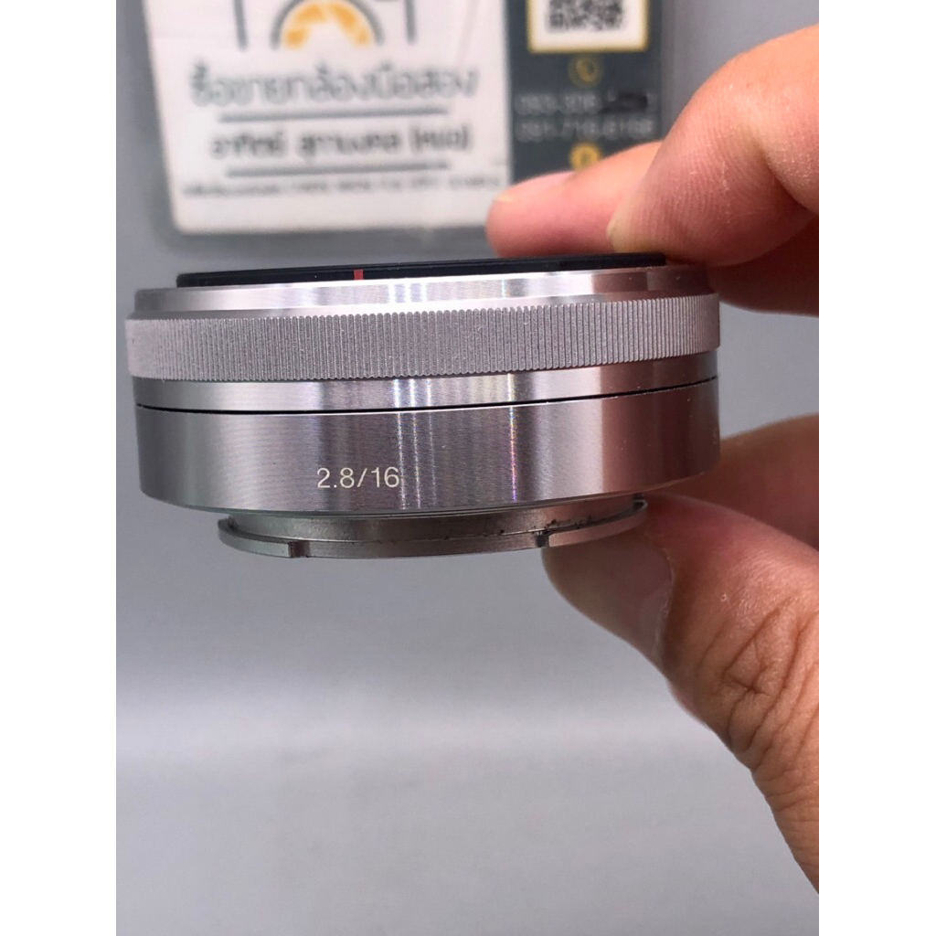 Sony e 16 f2.8 , 16mm. f2.8 e-mount  สภาพสวย ไร้ราฝ้า🔴ผ่อนได้🔴