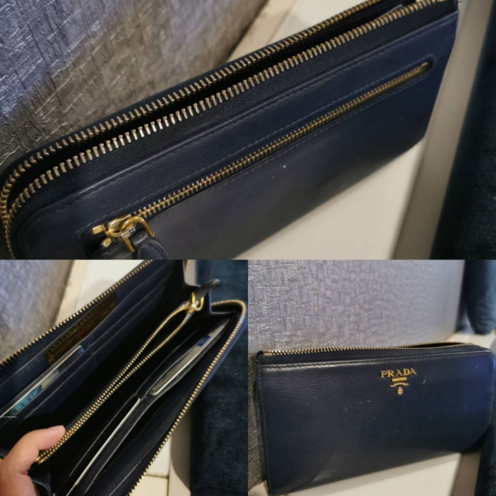 (ส่งต่อ) กระเป๋าสตางค์​ Prada