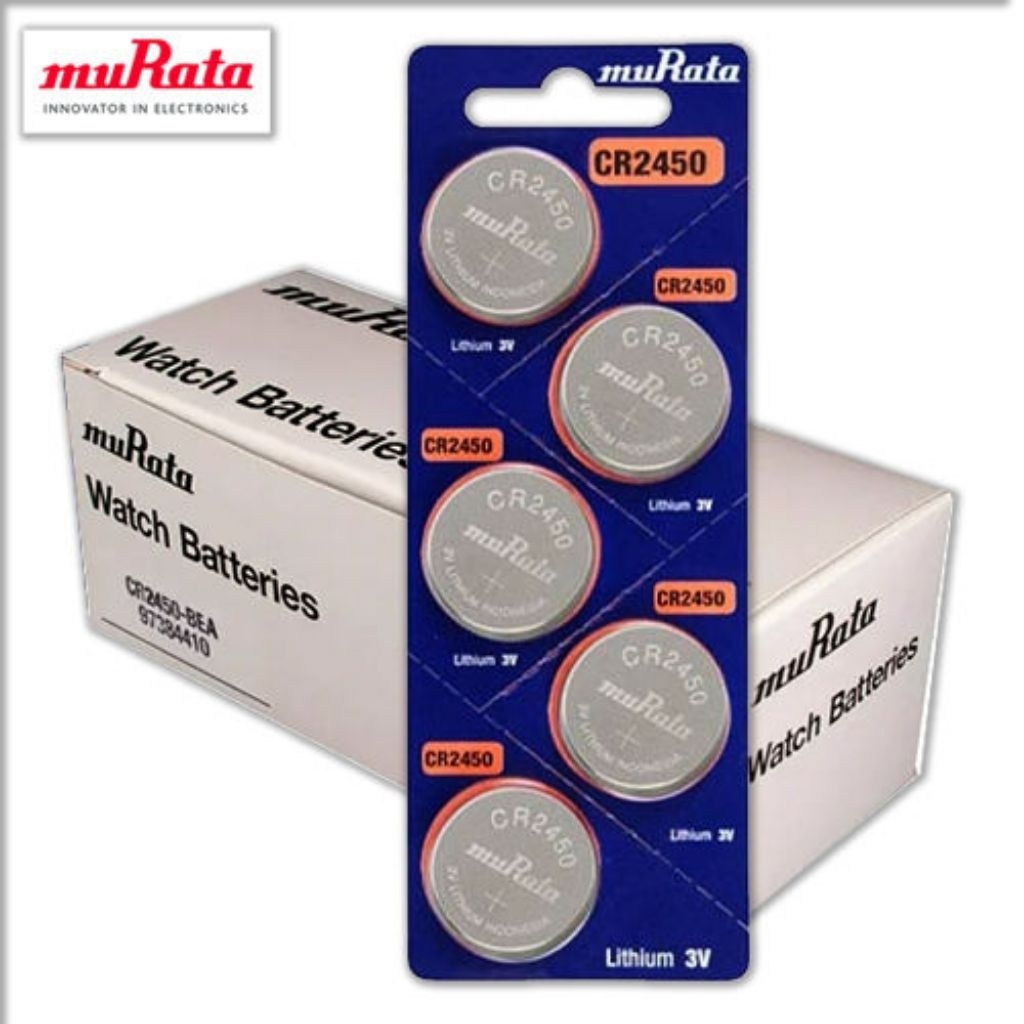 🔋 แบ่งขาย1ก้อน ถ่านกระดุม Murata CR2450 / 2430 แท้100% พลังเล็ก แต่ทรงพลัง!จากแบรนด์เทคโนโลยีญี่ปุ่น
