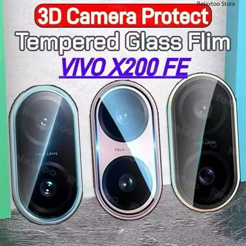 ฟิล์มกระจกกันรอย เลนส์กล้อง เต็มเลนส์ Vivo X200FE X200 Pro ฟิล์มเลนส์กล้อง X200PRO
